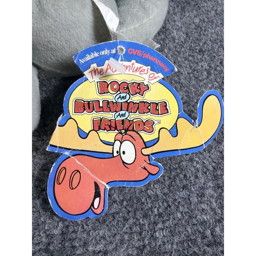 Vintage Rocky and Bullwinkle Plush Fearless Leader Rocky Squirrel NWT 2000 CVS